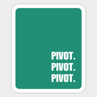 Green Pivot Sticker